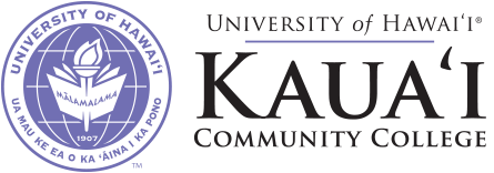 Kauai Community College seal and nameplalte